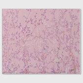 Pink Chinoiserie Bird Decouver Geschenkpapier (Flach)