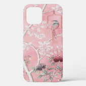 Pink Chinoiserie Bird Floral Elegant Case-Mate iPhone Hülle (Rückseite)