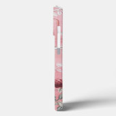 Pink Chinoiserie Bird Floral Elegant Case-Mate iPhone Hülle (Rückseite / Links)