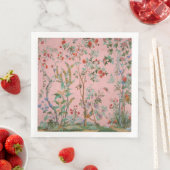 Pink Chinoiserie Bird Floral Elegant Serviette (Beispiel)