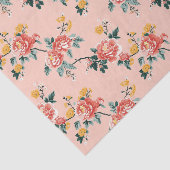 Pink Chinoiserie Blanche Seidenpapier (Ausschnitt)