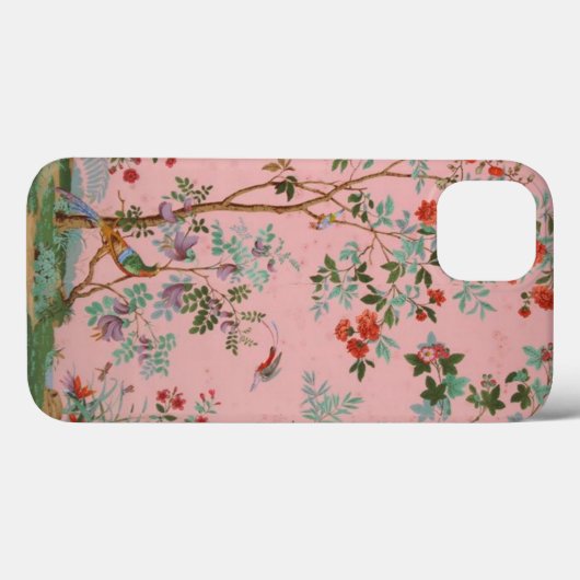 Pink Chinoiserie Case-Mate iPhone Hülle (Rückseite (Horizontal))