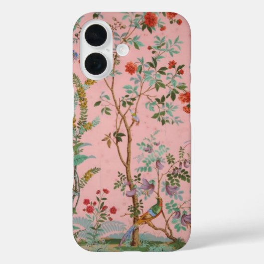 Pink Chinoiserie Case-Mate iPhone Hülle (Rückseite)