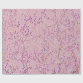 Pink Chinoiserie Chinesisch Dekoupage Geschenkpapier (Flach)