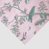 Pink Chinoiserie Chinesisch Dekoupage Seidenpapier (Ausschnitt)