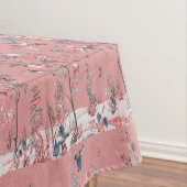 Pink Chinoiserie Cotton Dining Tableclout Tischdecke (Beispiel)