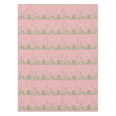 Pink Chinoiserie Cotton Dining Tableclout Tischdecke (Vorderseite)