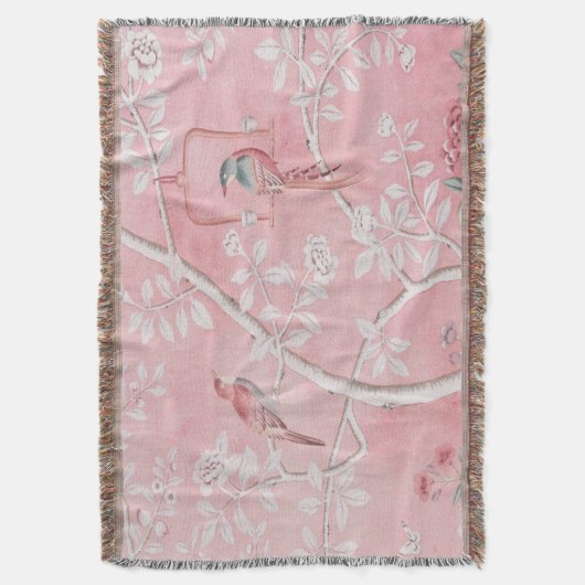 Pink Chinoiserie Decke (Vorderseite Vertikal)