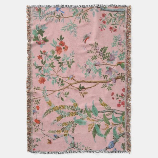 Pink Chinoiserie Decke (Vorderseite Vertikal)