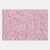 Pink Chinoiserie Decoupage Wrapping Paper Sheets Geschenkpapier Set (Vorderseite)