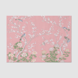 Pink Chinoiserie Dekoupage Seidenpapier