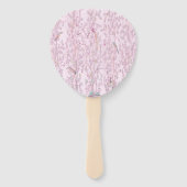 Pink Chinoiserie Fächer (Rückseite)