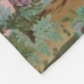 Pink Chinoiserie Fleecedecke (Ecke)