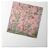 Pink Chinoiserie Fliese (Vorderseite)