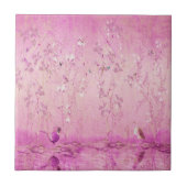 Pink Chinoiserie Fliese (Vorderseite)