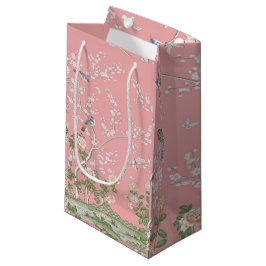 Pink Chinoiserie Geschenktasche Kleine Geschenktüte