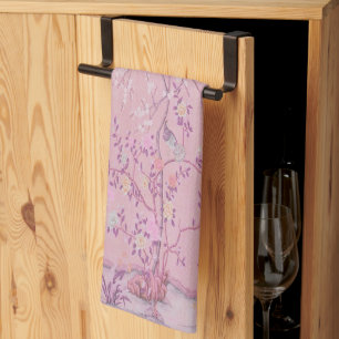 Pink Chinoiserie Geschirrtuch