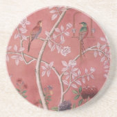 Pink Chinoiserie Getränkeuntersetzer (Vorne)
