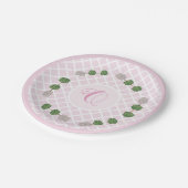 Pink Chinoiserie Ginger Jar Jars Topiary Basket Pappteller (Schrägansicht)