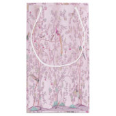 Pink Chinoiserie Kleine Geschenktüte (Rückseite)