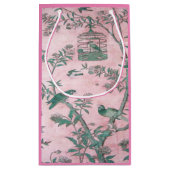 Pink Chinoiserie Kleine Geschenktüte (Rückseite)