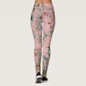 Pink Chinoiserie Leggings (Rückseite)