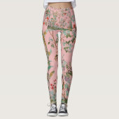 Pink Chinoiserie Leggings (Vorderseite)