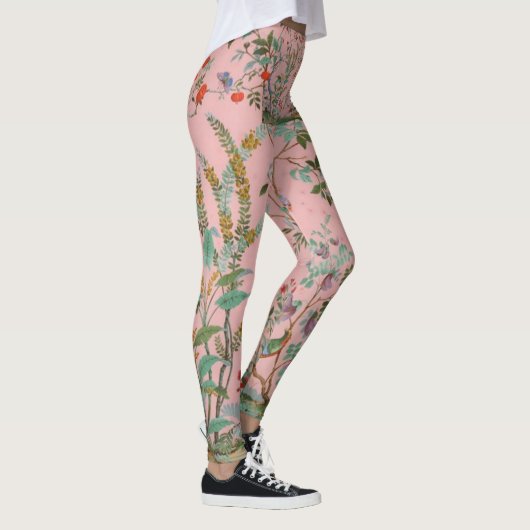 Pink Chinoiserie Leggings (Rechts)