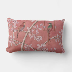 Pink Chinoiserie Lendenkissen