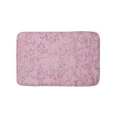 Pink Chinoiserie Moderne Badematte (Vorderseite)