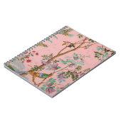 Pink Chinoiserie Notizblock (Linke Seite)