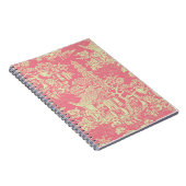 Pink Chinoiserie Notizblock (Rechte Seite)