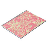 Pink Chinoiserie Notizblock (Linke Seite)