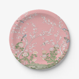 Pink Chinoiserie Pappteller