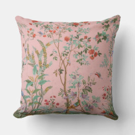 Pink Chinoiserie Patio Kissen