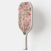Pink Chinoiserie Pickleball Schläger (Links)