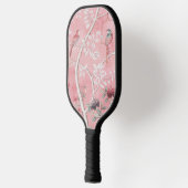 Pink Chinoiserie Pickleball Schläger (Links)
