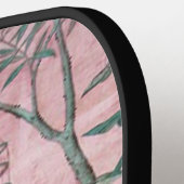 Pink Chinoiserie Pickleball Schläger (Linke Seite)