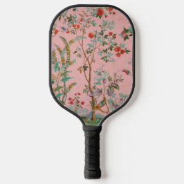 Pink Chinoiserie Pickleball Schläger