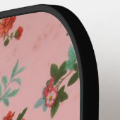 Pink Chinoiserie Pickleball Schläger (Linke Seite)