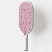 Pink Chinoiserie Pickleball Schläger (Links)
