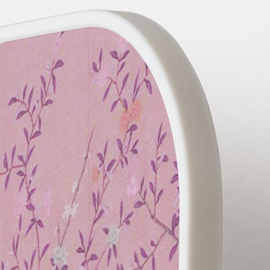 Pink Chinoiserie Pickleball Schläger (Linke Seite)