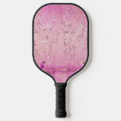 Pink Chinoiserie Pickleball Schläger (Vorderseite)