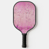 Pink Chinoiserie Pickleball Schläger (Rückseite)