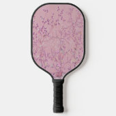 Pink Chinoiserie Pickleball Schläger (Vorderseite)