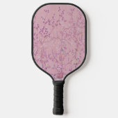 Pink Chinoiserie Pickleball Schläger (Rückseite)