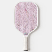 Pink Chinoiserie Pickleball Schläger (Rückseite)