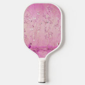 Pink Chinoiserie Pickleball Schläger (Rückseite)