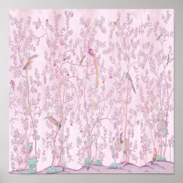 Pink Chinoiserie Poster