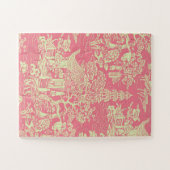 Pink Chinoiserie Puzzle (Horizontal)